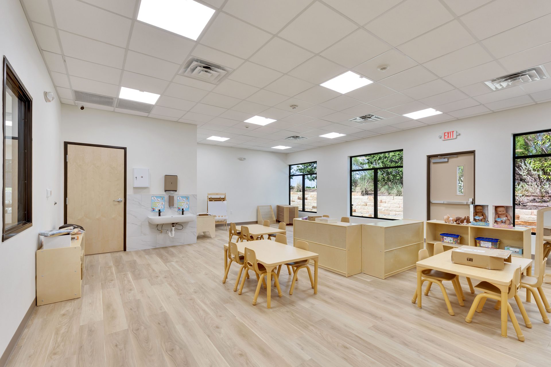 Building Kidz Daycare infant changing station, Leander, TX