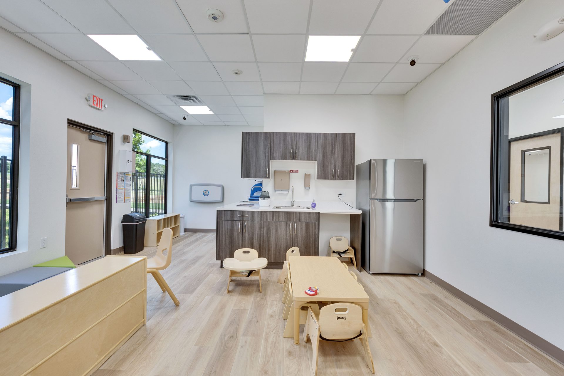 Building Kidz Daycare kitchen and prep area, Leander, TX
