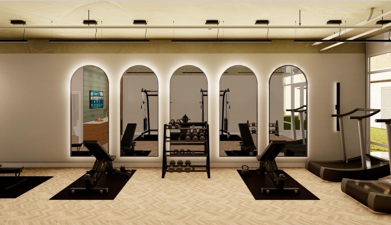 Mueller Gym fitness amenity, Mueller, Austin, TX, photo 1