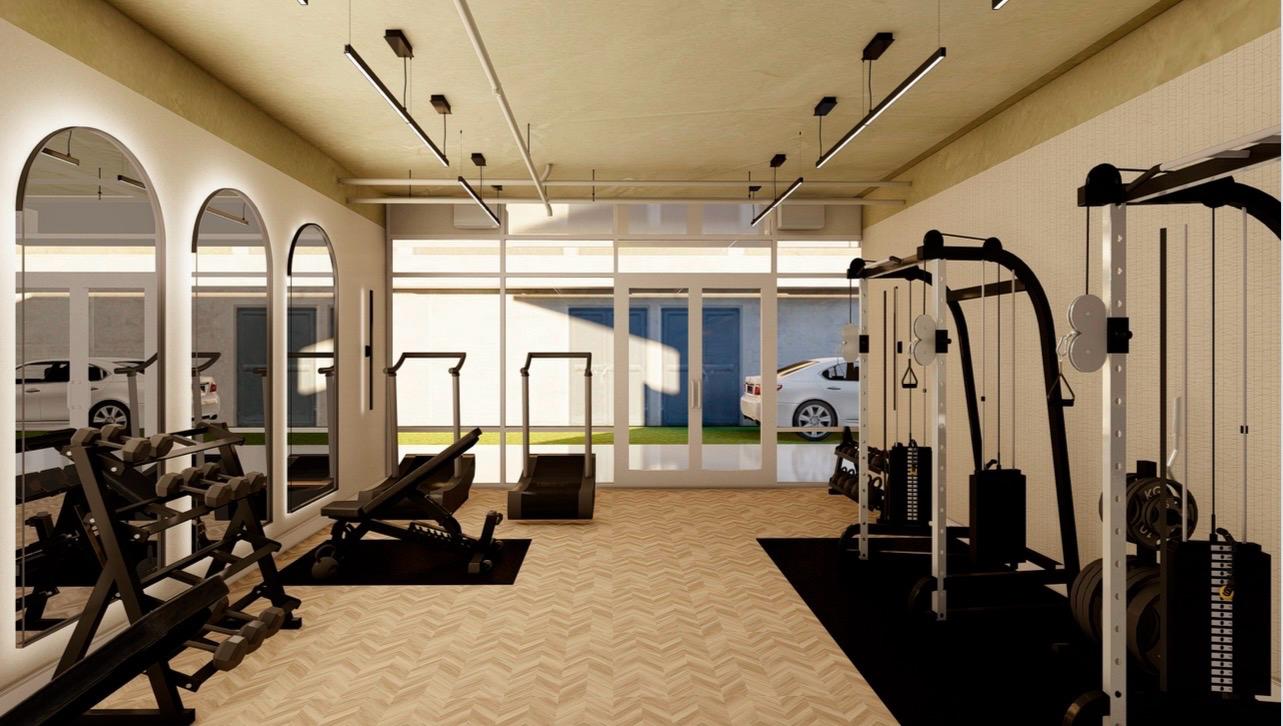 Mueller Gym fitness amenity, Mueller, Austin, TX, photo 2