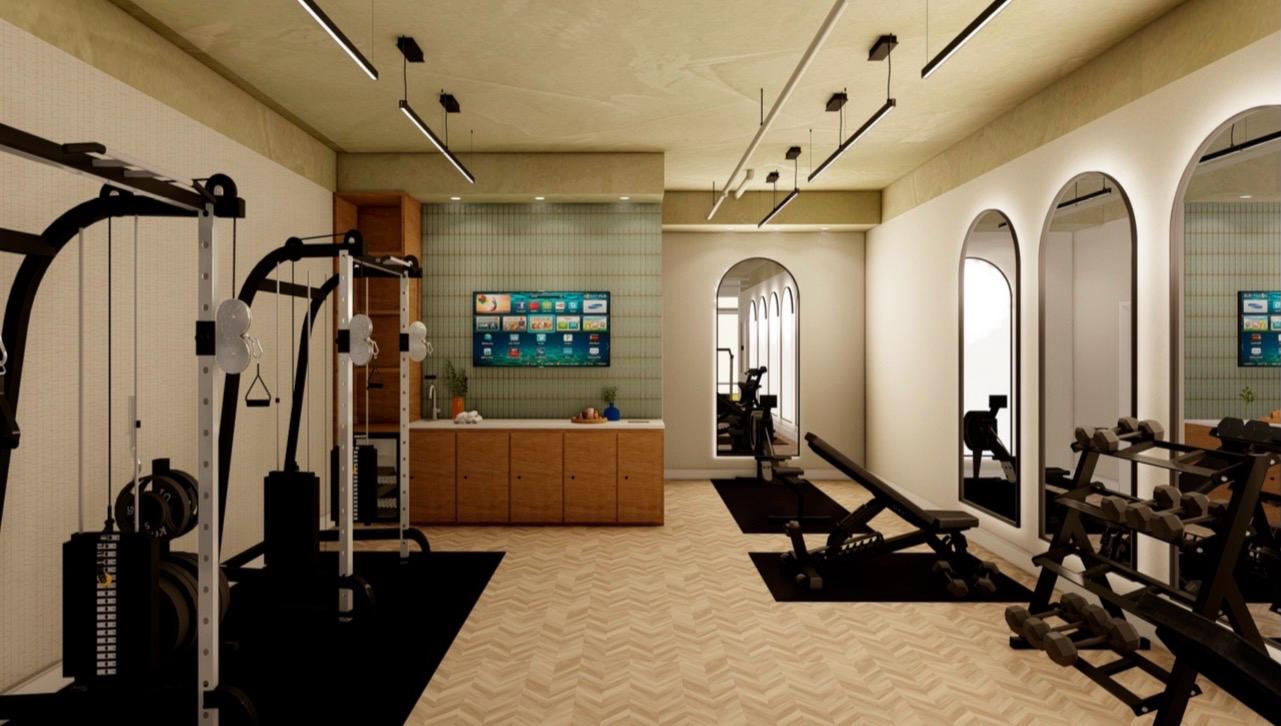Mueller Gym fitness amenity, Mueller, Austin, TX, photo 4