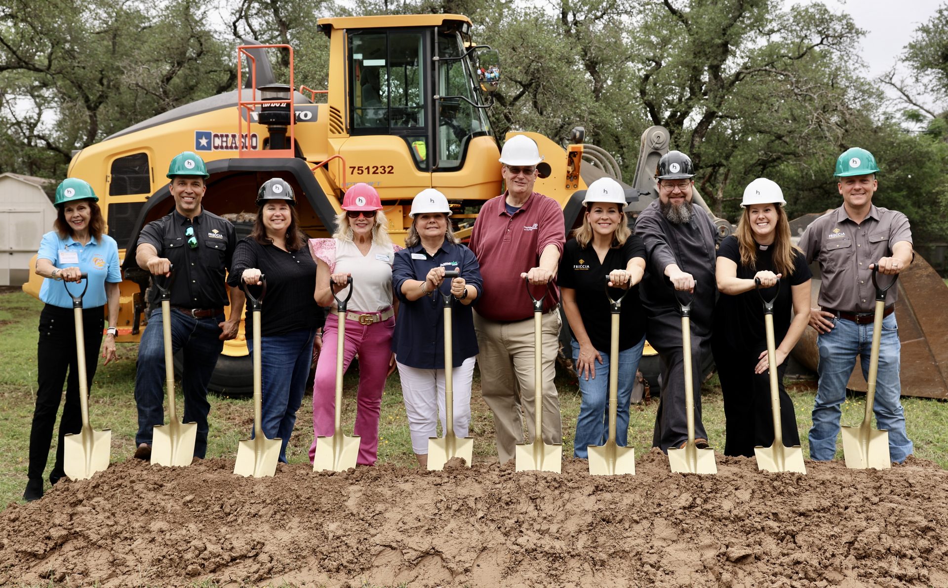 Peace Family Housing Project groundbreaking ceremony, Freccia Construction, Austin Metro, TX, photo 2