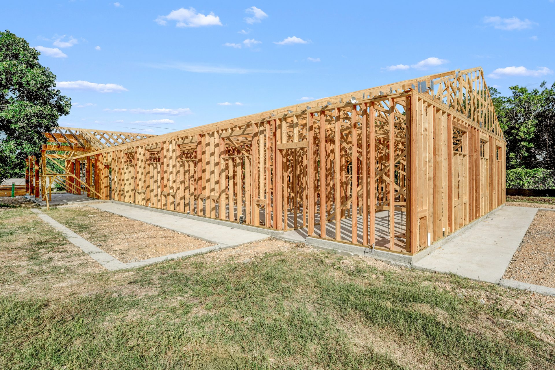 Tails of Hope animal shelter framing, Leander, TX, photo 4