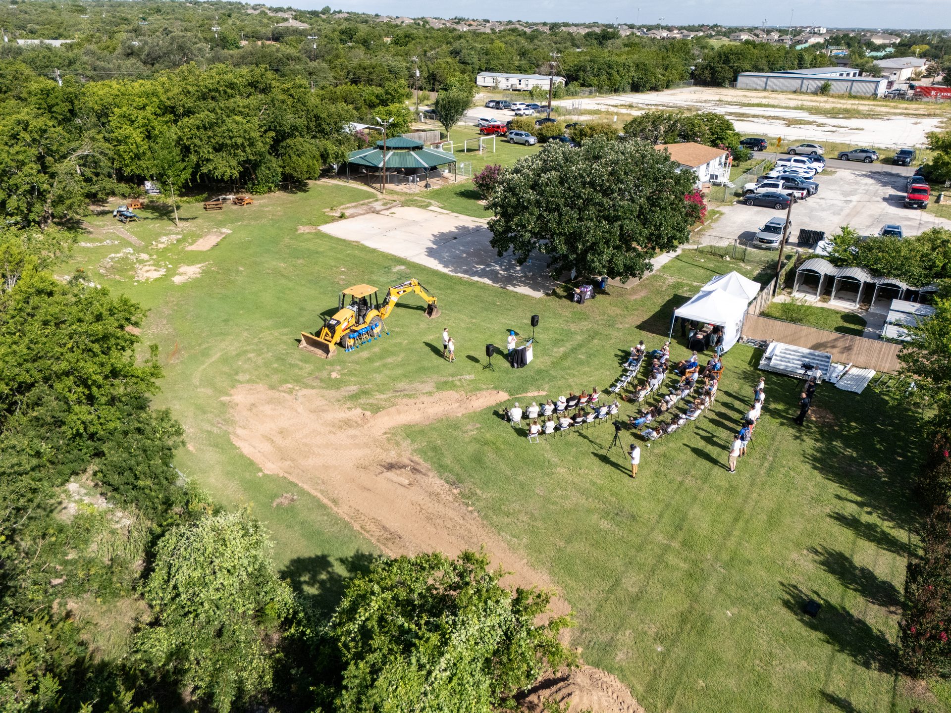 Tails of Hope groundbreaking ceremony, Leander, TX