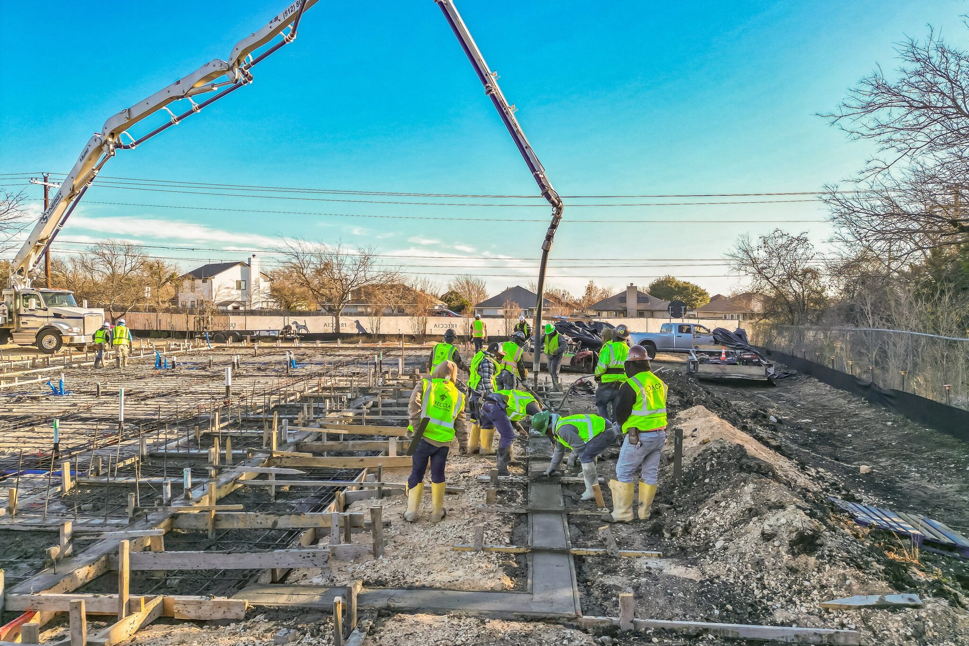 Tails of Hope animal shelter, concrete pour by Freccia Construction, Leander, TX, photo 1