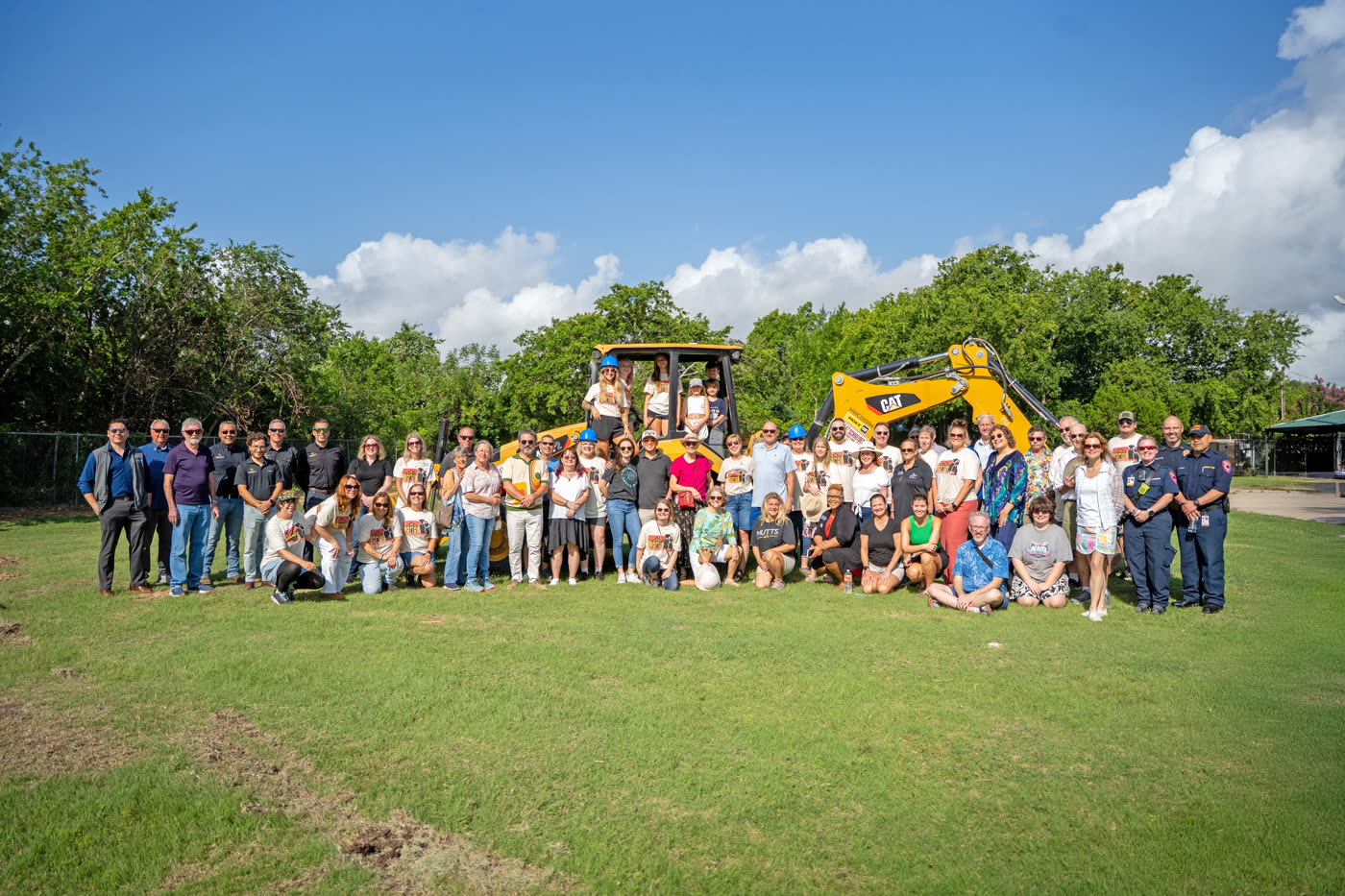 Supporters, the Freccia Construction team and local first responders gathered at the groundbreaking for the new Tails of Hope animal shelter in Leander