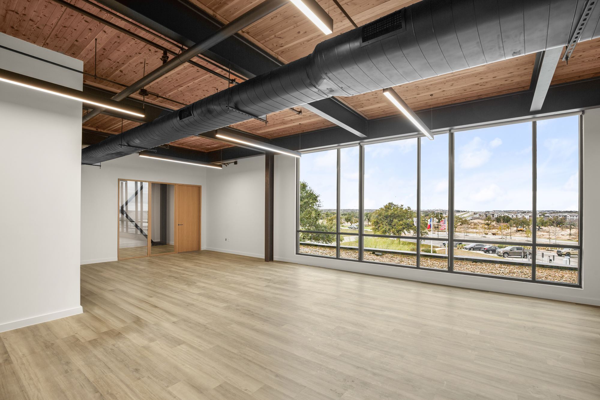 James Avery Plaza finished office detail with city view