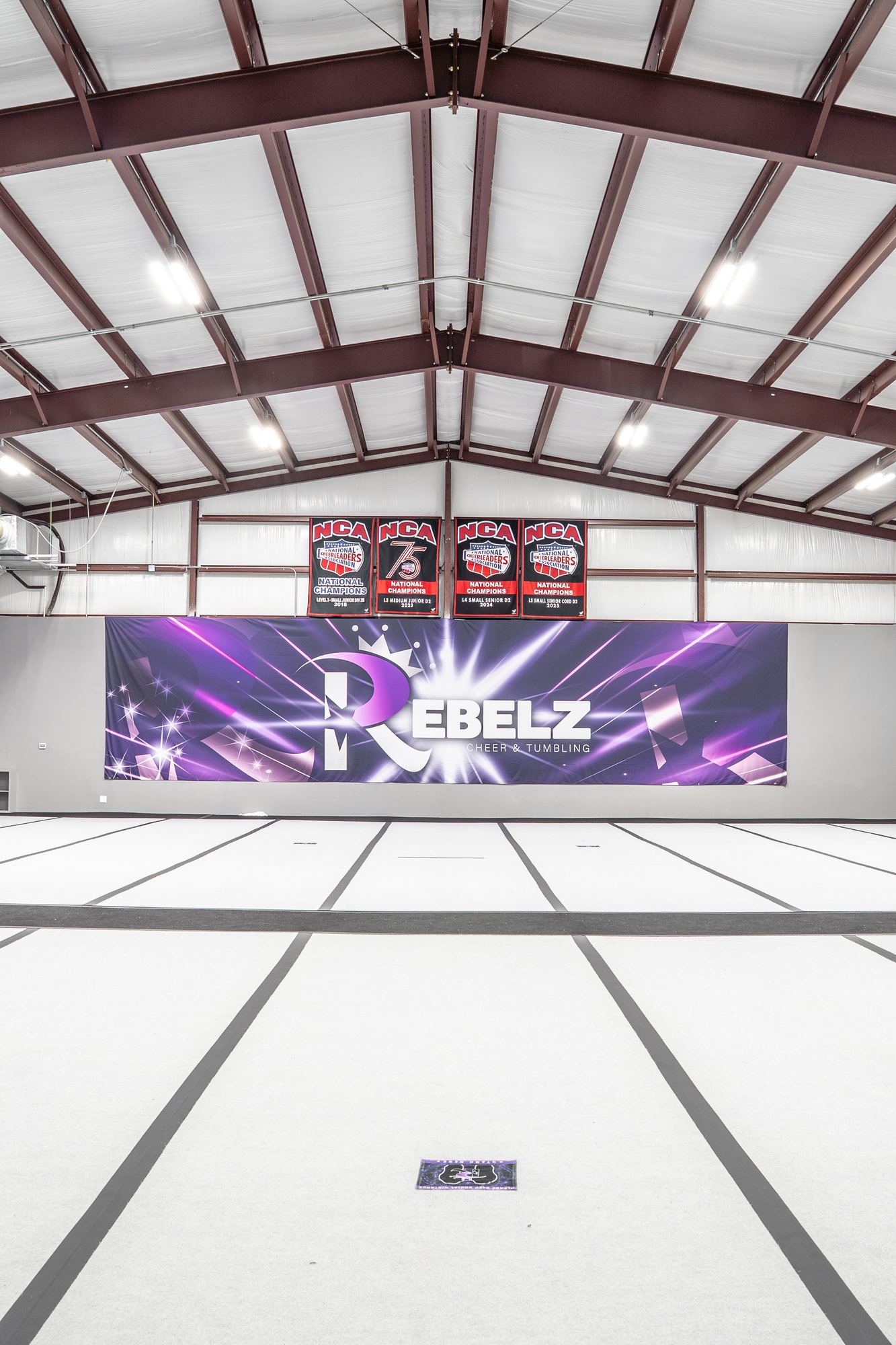 Rebelz Gym, commercial fitness facility construction by Freccia Construction, Georgetown TX
