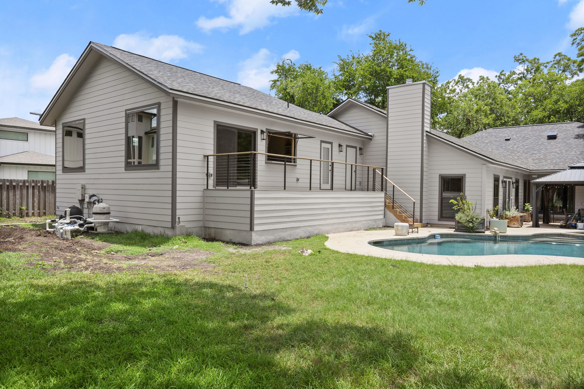 Mustang Chase finished Home Addition, Balcones Woods, Austin, TX, photo 4