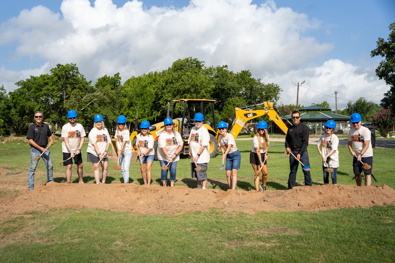 Freccia Construction groundbreaking ceremony, Leander Animal Shelter (formerly Tails of Hope / Central Texas SPCA) commercial project