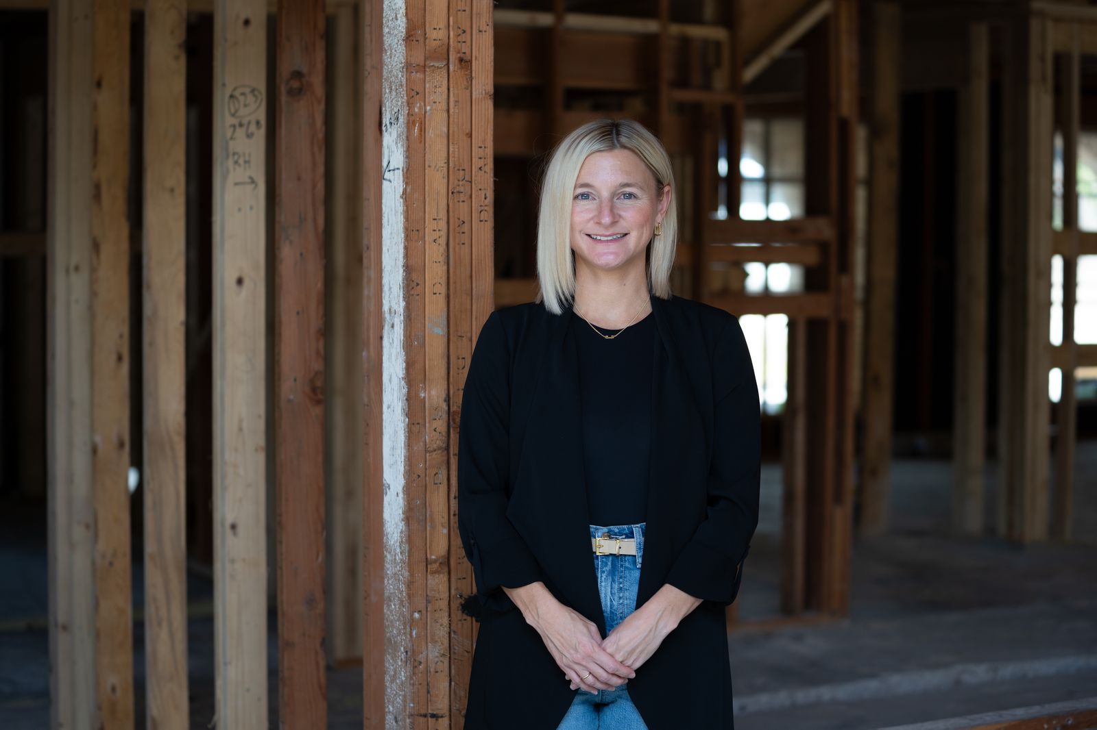 Jacqueline Clements, Owner and Managing Partner at Freccia Construction, custom home and commercial builder in Round Rock and Austin Metro TX